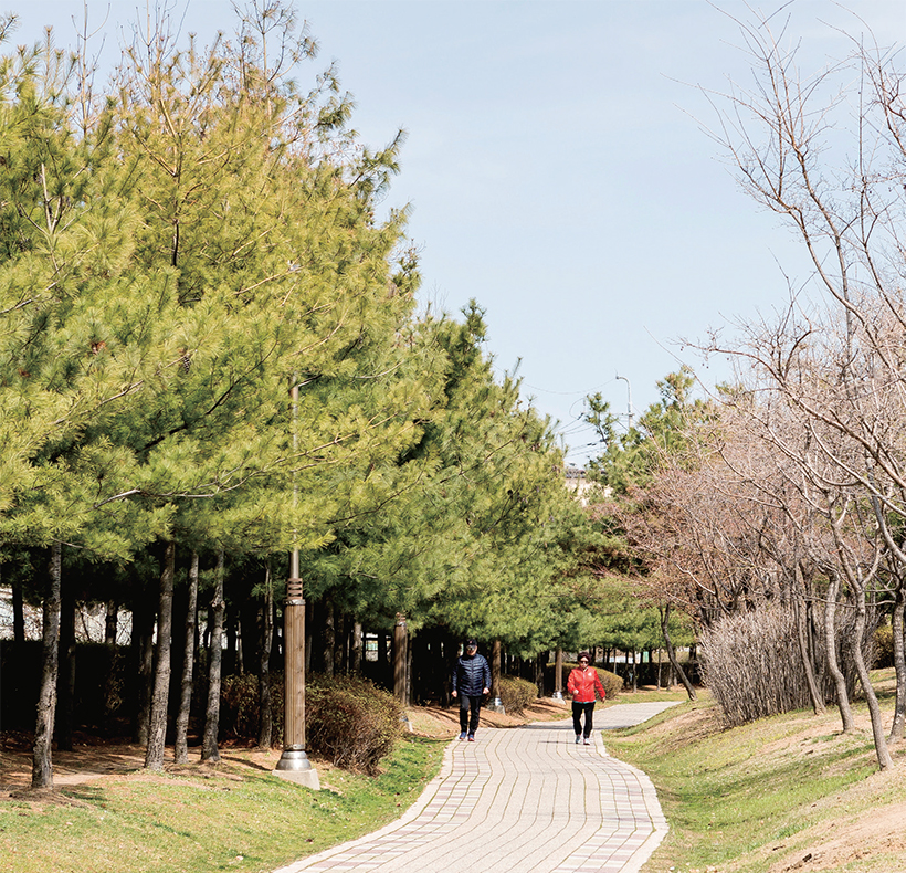 석남완충녹지 전경