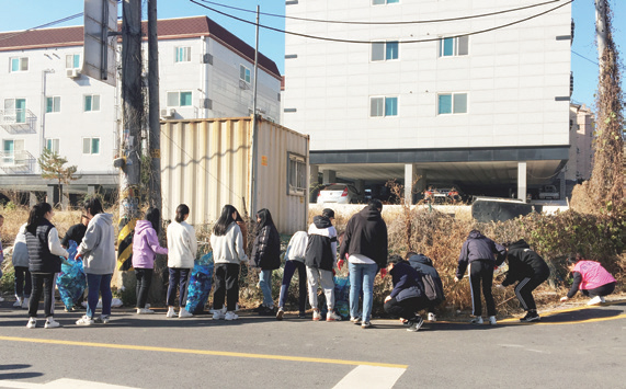 원당동 청소년지도위원회 환경정비 활동