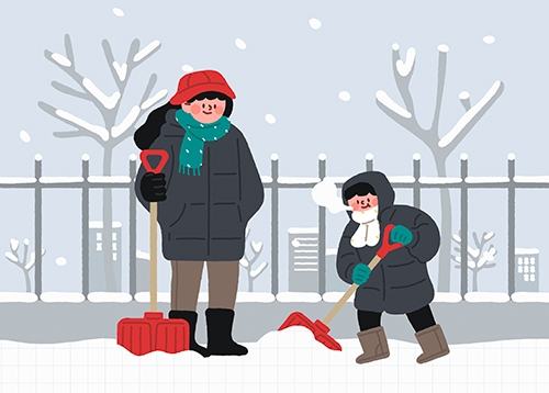 [알림] 눈이 오면 어떻게 해야 할까요?