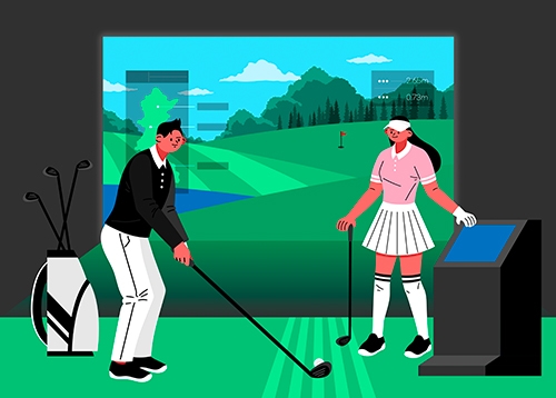 성북 석계역 스크린 파크골프장 개장