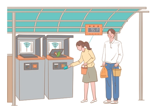 음식물쓰레기 RFID 세대별 종량기기 하반기 설치 지원