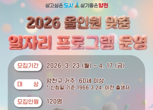 올인원 맞춤 일자리 프로그램 운영(은퇴자 일자리 연계 전문교육)