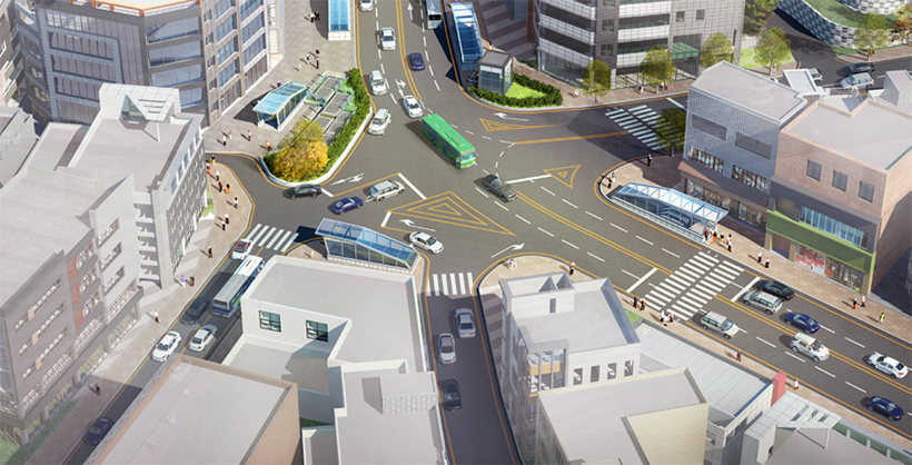 금호로 확장공사 조감도