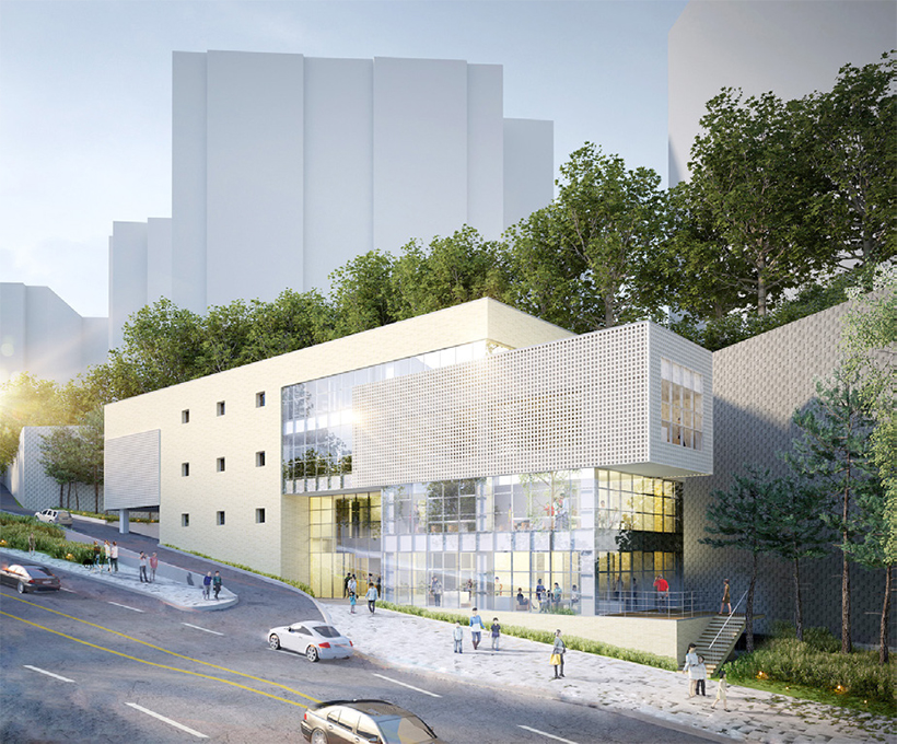 성동 아이사랑복합문화센터 조감도