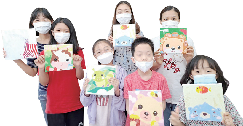 다가온 참여 어린이들