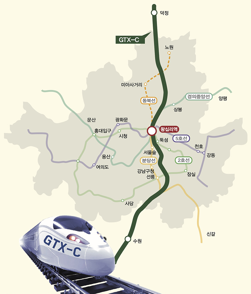 GTX-C 노선도