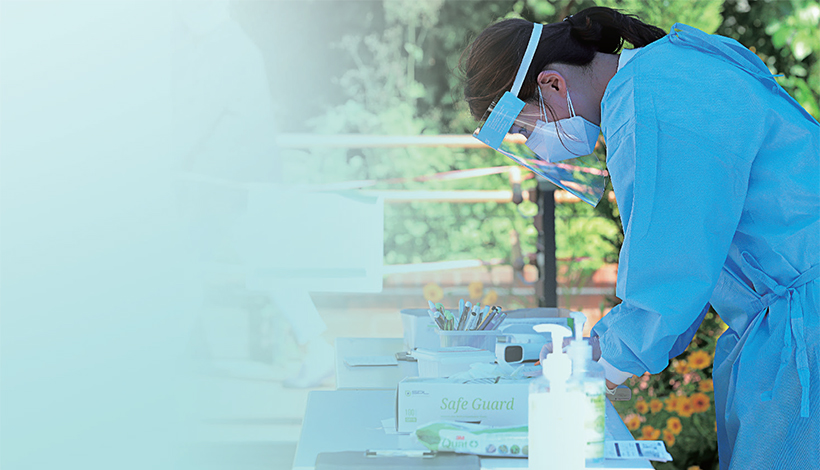 선별진료소 의료진