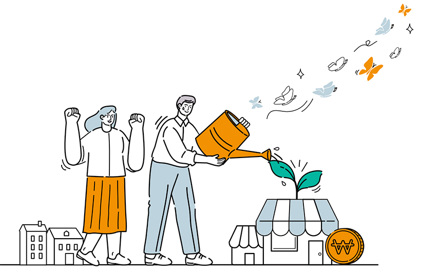 국민상생지원금 일러스트