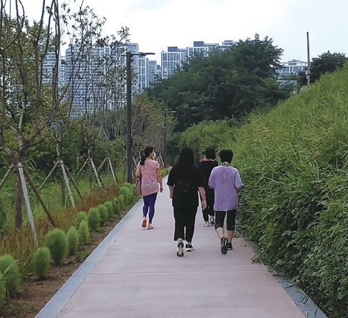 석촌동, 50년 만에 열린 탄천길, 석촌동 구정평가단 점검