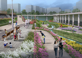 수변문화공간 조감도