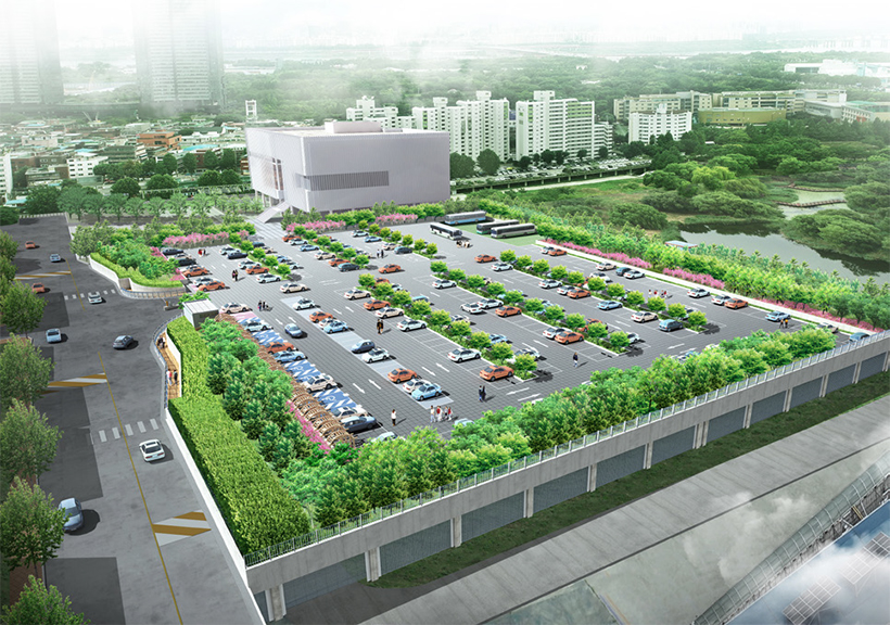 공영주차장 조감도