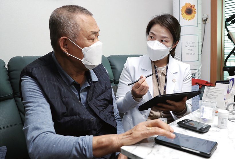 스마트폰을 활용한 어르신 건강관리