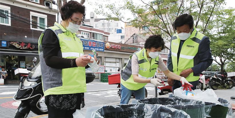 투명페트병, 폐비닐 분리배출