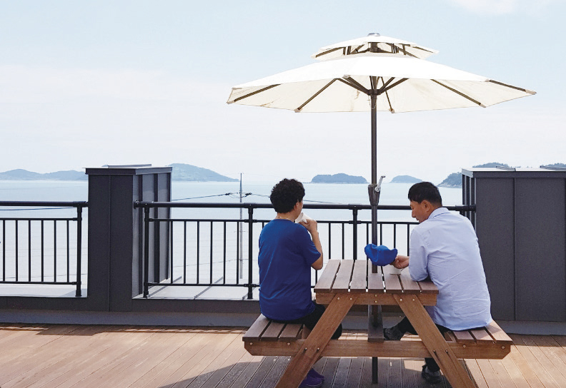 여수캠프 옥상 전망대