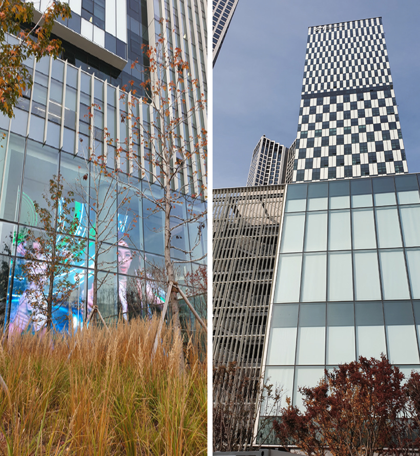 성수동 D Tower에 위치한 SM 엔터테인먼트 사옥 전경