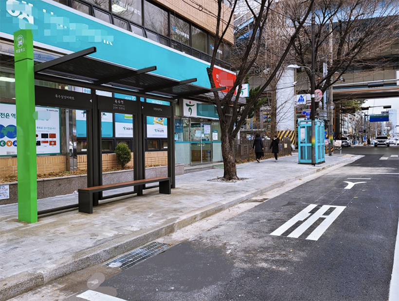 옥수역 주변 마을버스 정류소