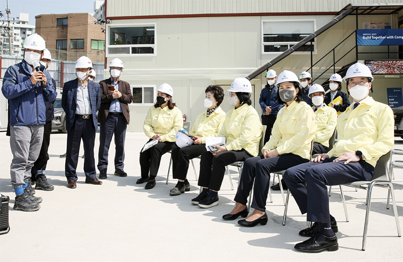 1반 행당7구역 재개발 공사장 등 현장 점검