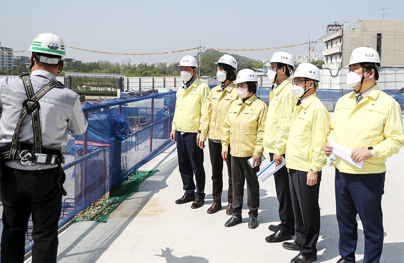 2반 서울숲벨라듀 재개발 공사장 등 현장점검