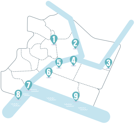 샘물창고 위치 안내