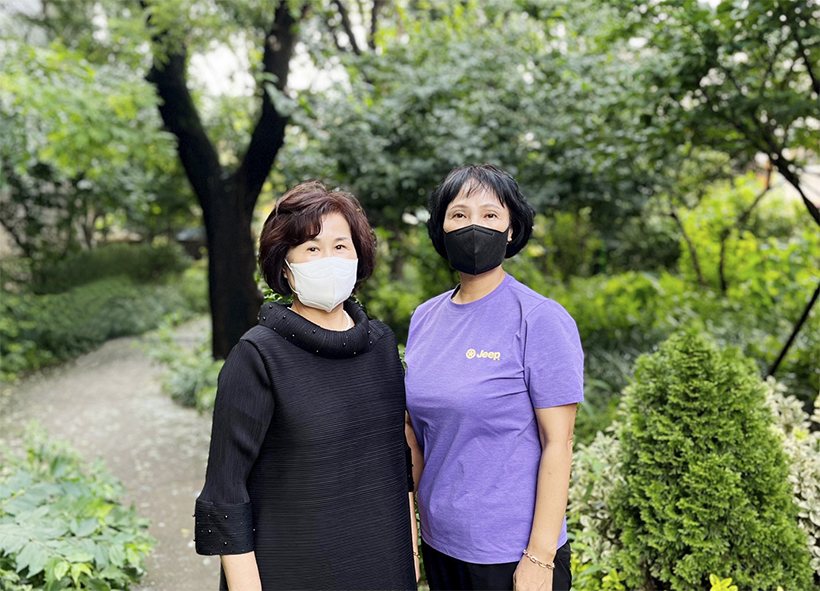 성수1가2동 손마사지 봉사단 김금선, 이미순 님