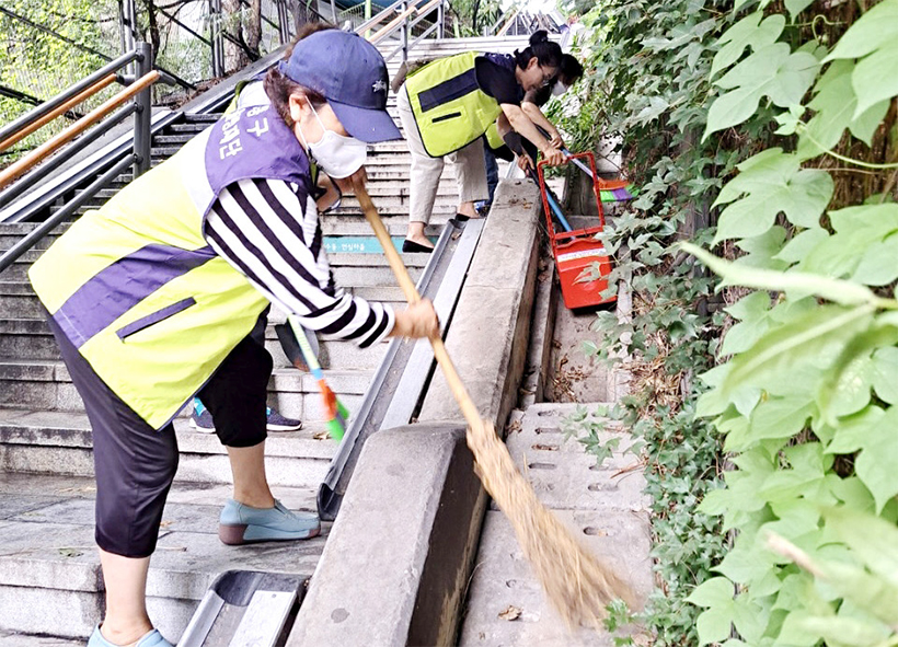 옥수동 자율방재단 활동