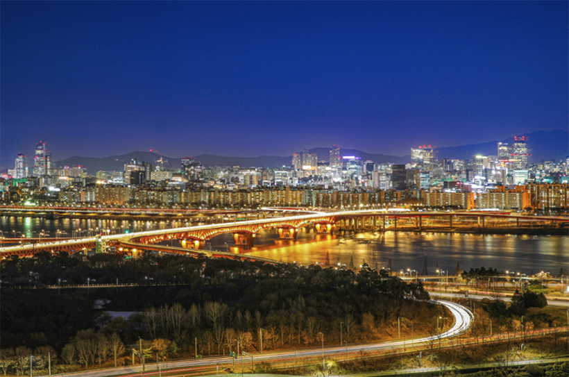 응봉산에서 바라 본 서울 야경