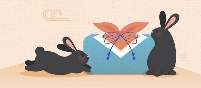 흑토끼 일러스트