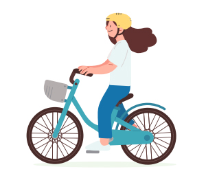 자전거 타기 일러스트