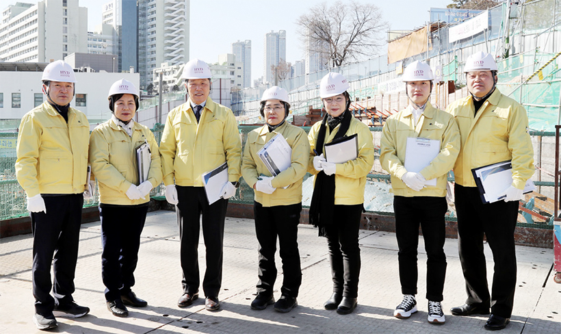 한양대학교 제 6, 7 학생생활관 신축 공사지