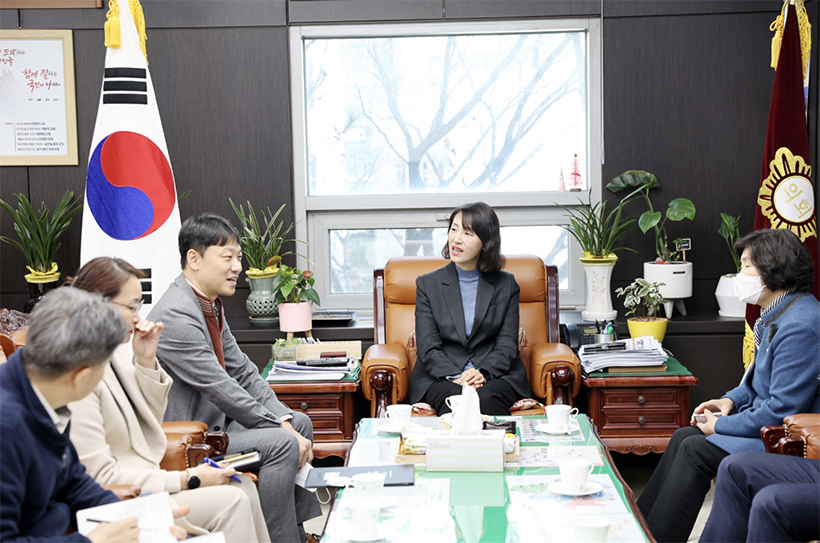 신임 성동소방서장 의장실 방문