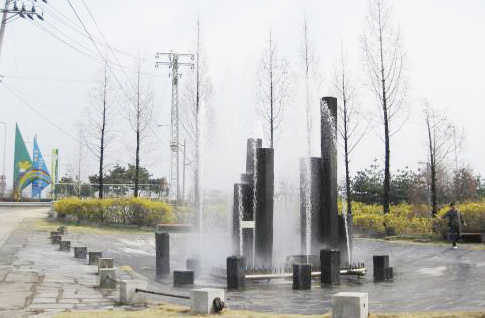 군자교분수대 공원