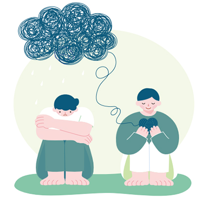 정신건강캠페인 일러스트