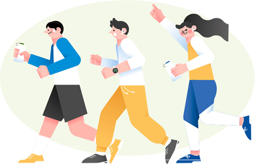 성동러닝크루 일러스트