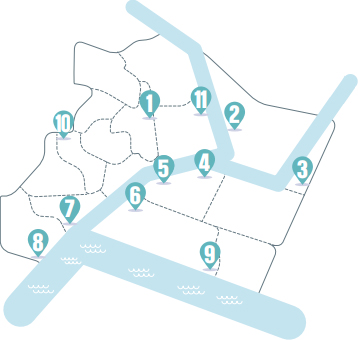 성동 샘물창고 약도