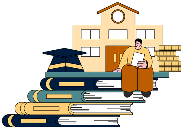 사이버대학 일러스트