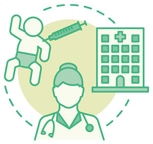 난임부부 시술비 지원 일러스트