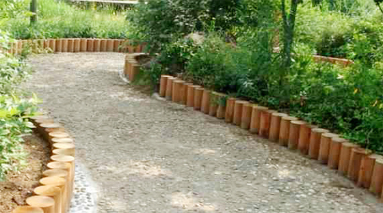 중랑천 맨발로 걷는 흙길