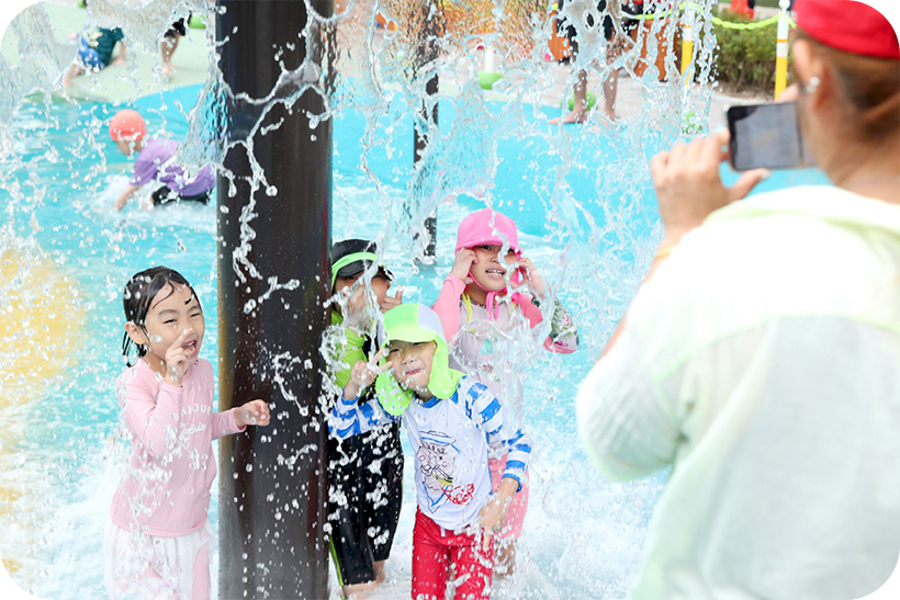 청계천 마장어린이꿈공원 물놀이장