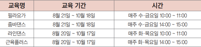 교육 안내