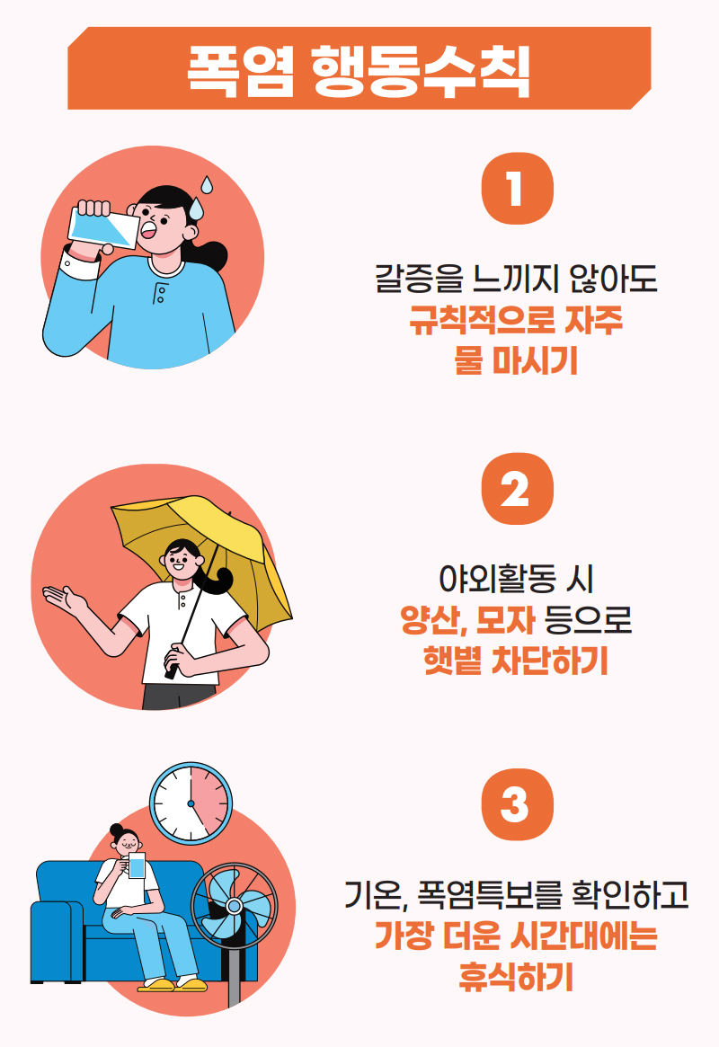 폭염 행동수칙