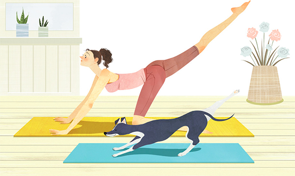 반려동물 문화특강 일러스트