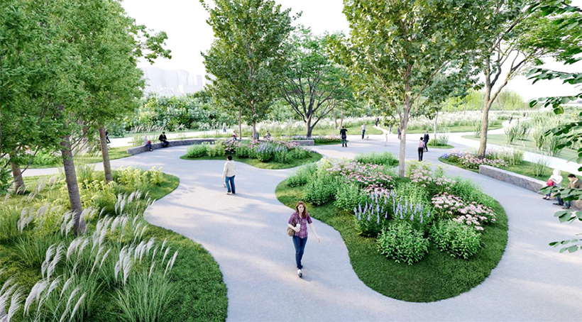 중랑천 응봉지구 특화정원