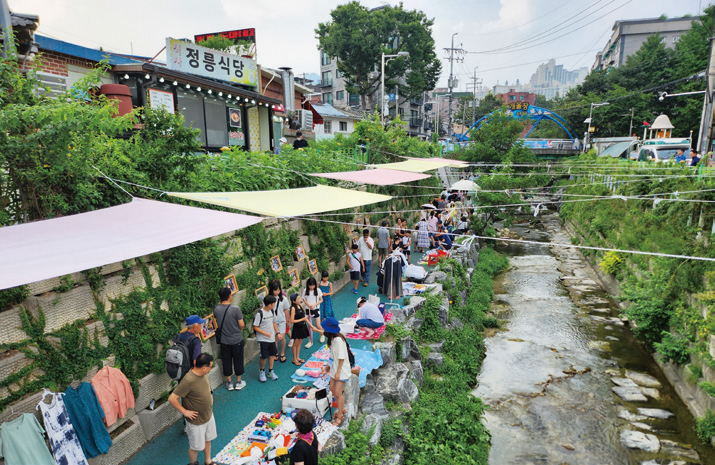 성북구 대표 축제, 마을장터 개울장 _ 노병기