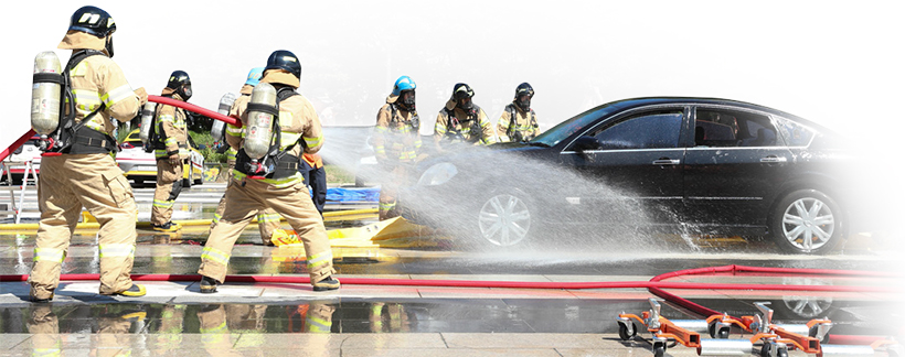 전기차 화재 훈련