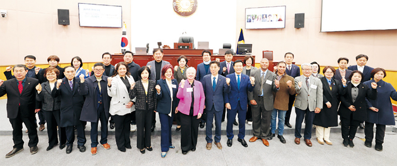 미국 부에나파크시 대표단 의회 방문