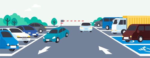 주차장 일러스트