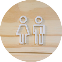 공중화장실 표식