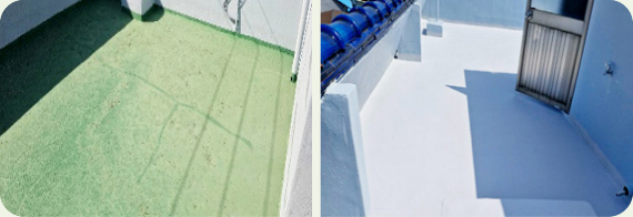 차열페인트 시공 전·후