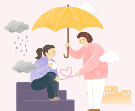 심리상담 일러스트