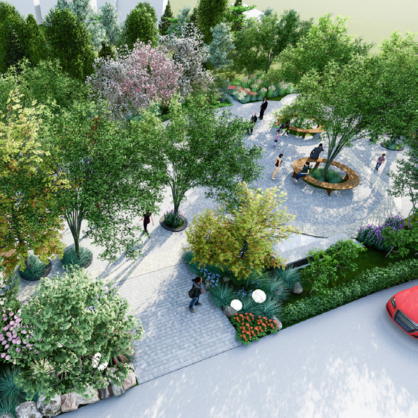 금호산 맨발공원 매력가든